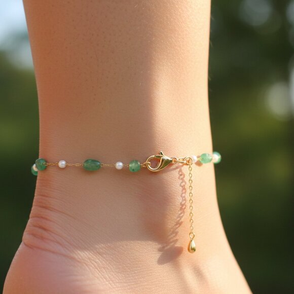 Elegant Handmade Anklet – Perfect for Women & Girls | Ideal Gift Option, DYC1598 - Picture 4 of 5